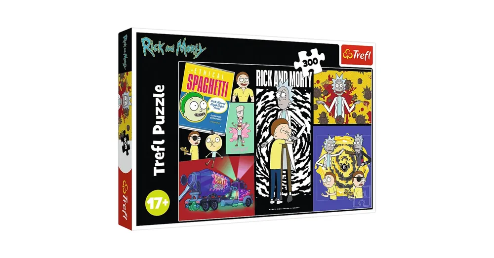 Újdonság Rick és Morty Egy különös hely a galaxisban 300 db-os puzzle – Trefl