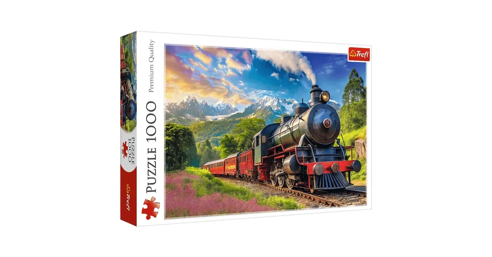 Prémium Utazás a hegyek között vonattal 1000 db-os puzzle -Trefl