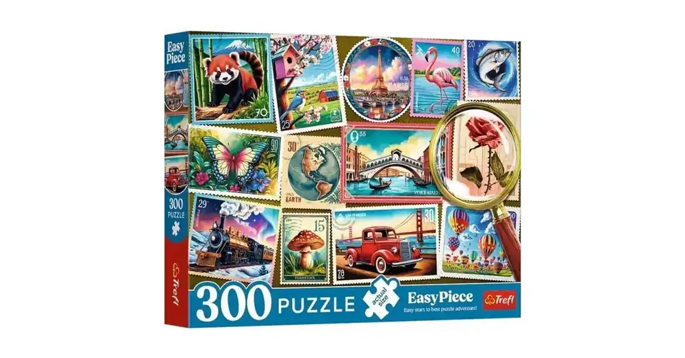 Bélyeggyűjtemény Easy Piece 300 db-os puzzle – Trefl Kihagyhatatlan ajánlat