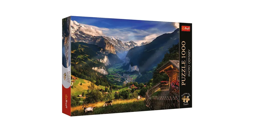 Lauterbrunnen-völgy 1000 db-os Prémium plus quality puzzle – Trefl Vedd meg most