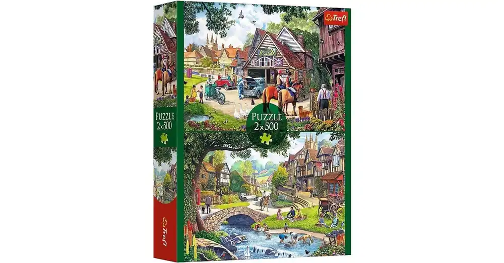 Idilli élet 2×500 db-os puzzle – Trefl Szuper akció