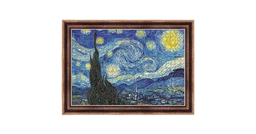 ArtFrame Van Gogh – Csillagos éj 500 db-os puzzle kerettel – Trefl Korlátozott ajánlat