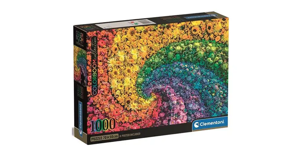 Colorboom Collection Virágörvény 1000 db-os puzzle – Clementoni Nézd meg most