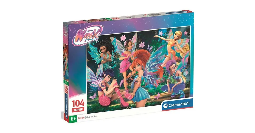 Winx Club tündérei 104 db-os Super Puzzle – Clementoni Olcsó