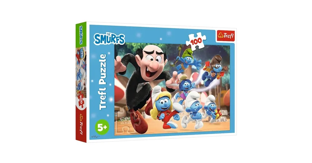 Hupikék törpikék Törpapa leckéi 100 db-os puzzle – Trefl Kedvezmény