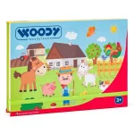 Biztonságos vásárlás Mágneses kirakó dobozban – Farm – Woodyland