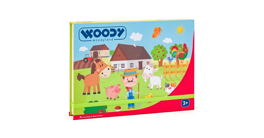 Biztonságos vásárlás Mágneses kirakó dobozban – Farm – Woodyland