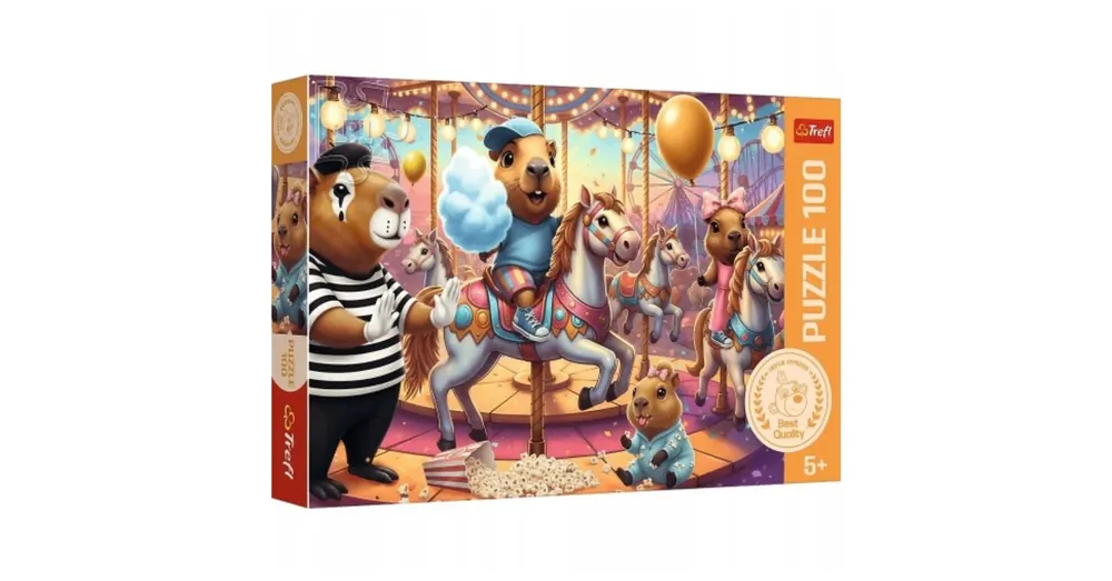 Legnépszerűbb Capybarák vakációja 100 db-os puzzle – Trefl