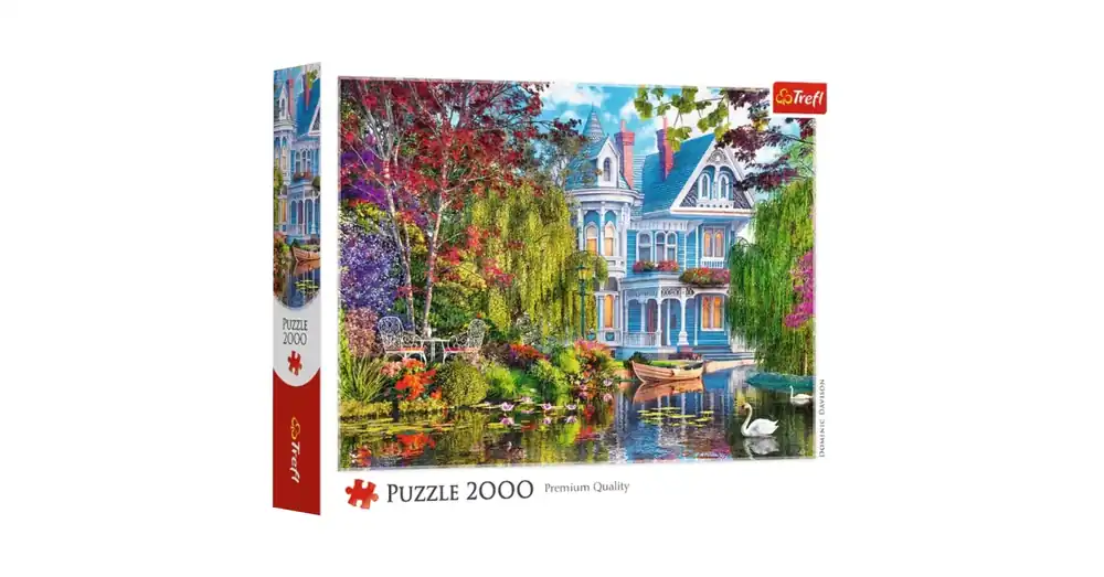 Árengedmény Házikó a tóparton Premium Quality 2000 db-os puzzle – Trefl