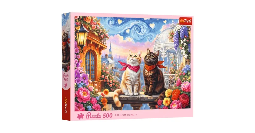 Szerelmes cicák Premium Quality 500 db-os puzzle – Trefl Biztonságos fizetés