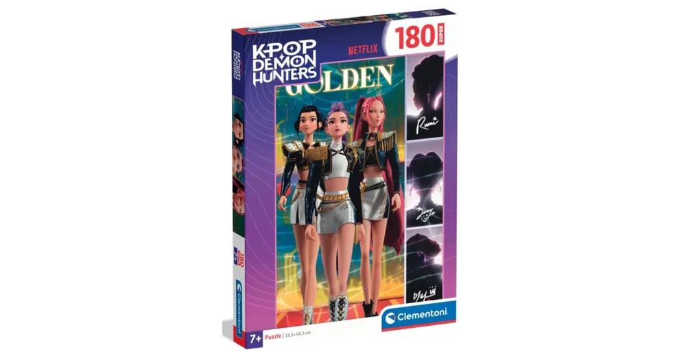 K-pop démonvadászok Super puzzle 180 db-os – Clementoni Árcsökkenés