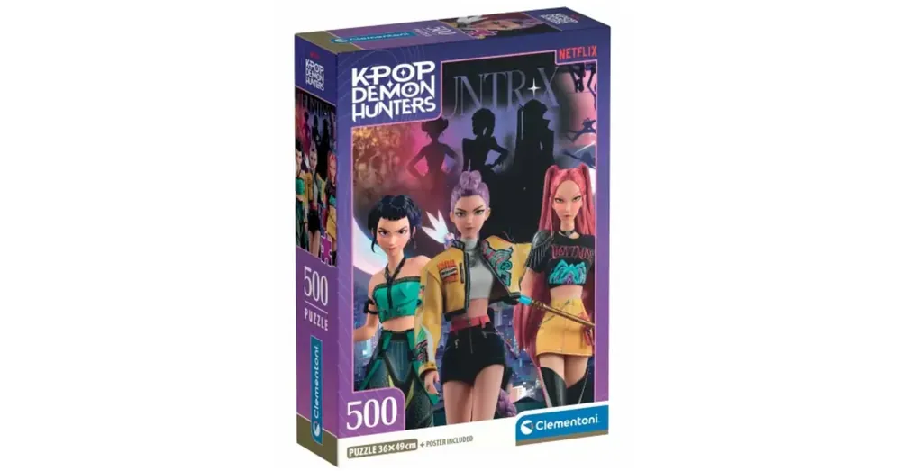 Népszerű K-pop démonvadászok HunterX puzzle 500 db-os – Clementoni