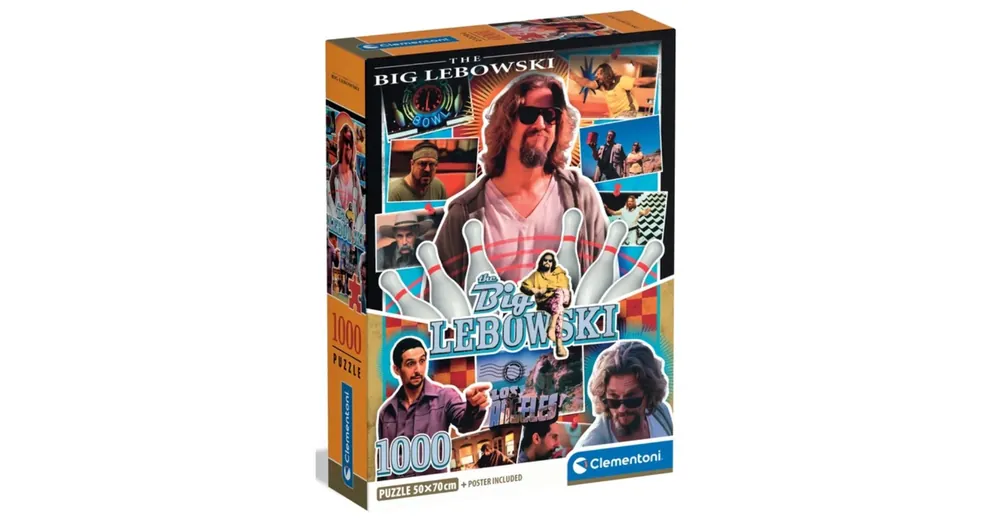 Kultfilmek A nagy Lebowski puzzle 1000 db-os – Clementoni Legjobb ár