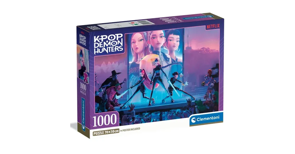 K-POP Demon Hunters kompkat 1000 db-os puzzle – Clementoni Vásárlói kedvenc