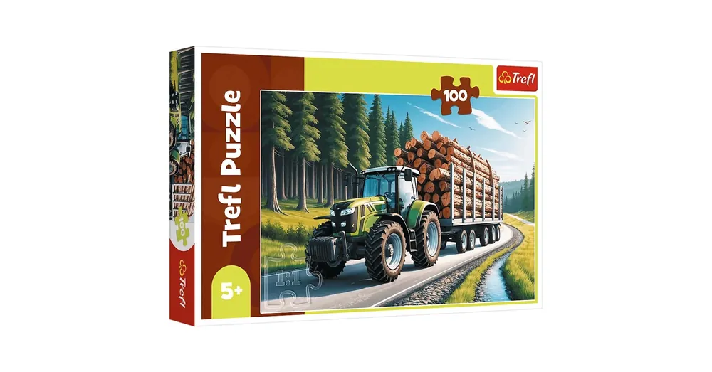 Erdészeti traktor 100 db-os puzzle – Trefl Azonnal elérhető