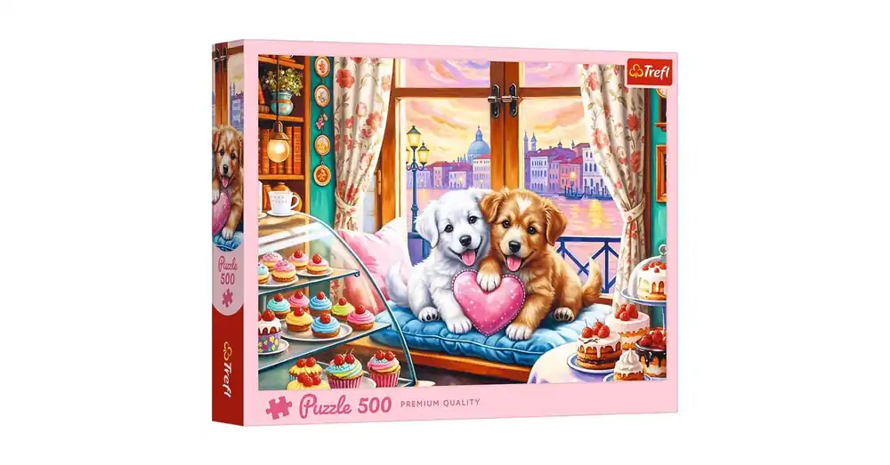 Kiskutya szerelem Premium Quality 500 db-os puzzle – Trefl Bestseller