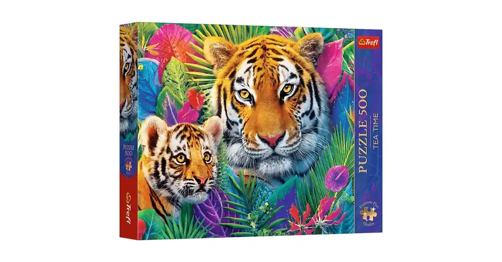 Tigrisek a dzsungelben 500 db-os Prémium plusz puzzle – Trefl Akciós ár