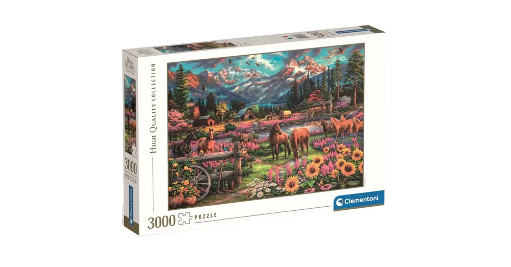 Outlet HQC Szabadon vágtatva lovas 3000db-os puzzle - Clementoni