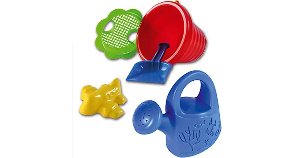 Homokozó szett hullámos vödörrel 5 részes – D-Toys Végkiárusítás