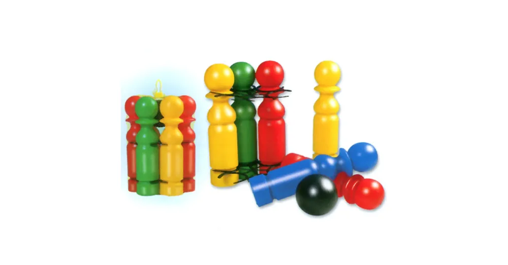 Biztonságos vásárlás Nagy teke szett 6 db-os – D-Toys