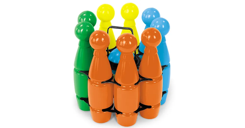Bowling szett 9 db bábúval, 2 db golyóval 25 cm Kedvezmény