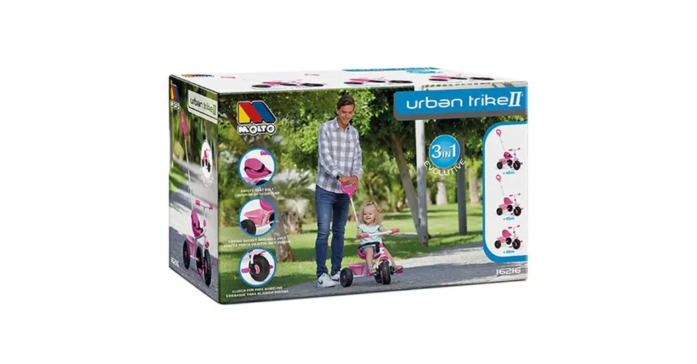 Molto Urban Trike rózsaszín tricikli Szezonális akció
