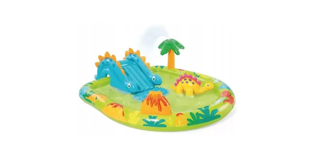 Kicsi Dínó játékcenter gyerekmedence 191×152×58 cm – Intex Kedvezményes ár