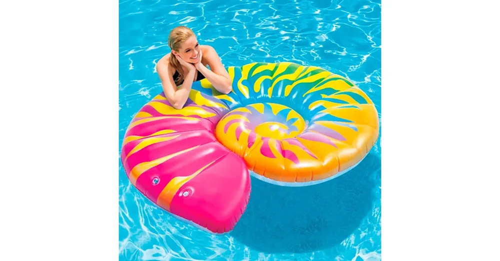 Utolsó esély Szivárványos tengeri csigaház matrac 157×127×25 cm – Intex