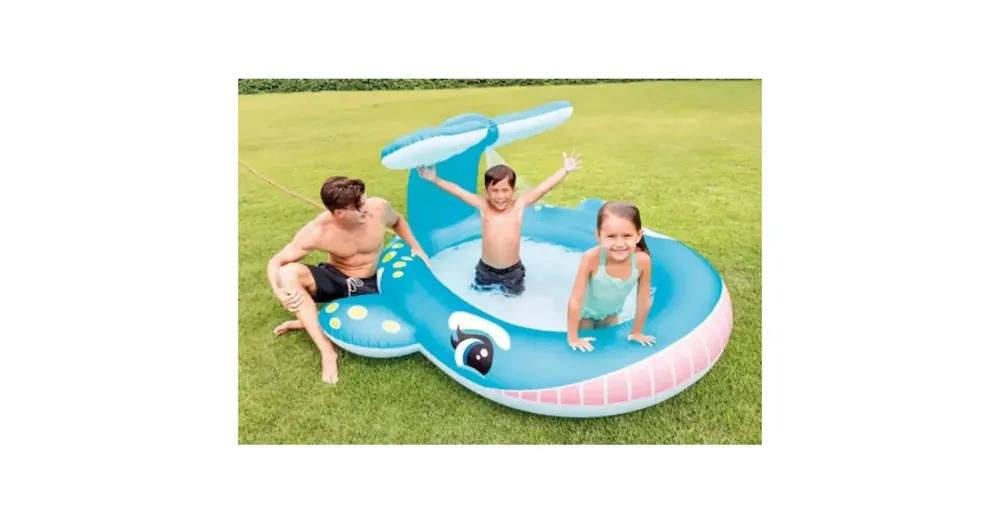Intex Spriccelős bálna medence 201×196×91 cm Kedvezményes ár