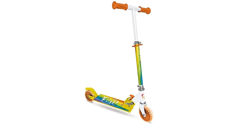 Expressz kézbesítés Rainbow mintás kétkerekű roller – Mondo Toys