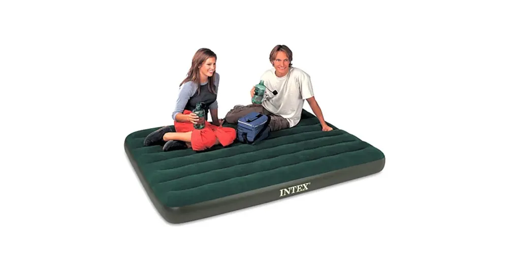 Kiárusítás Intex Downy Prestige felfújható kétszemélyes ágy 137×191×22 cm