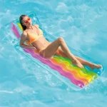 Korlátozott ajánlat Intex Szivárvány felfújható gumimatrac 211×99 cm