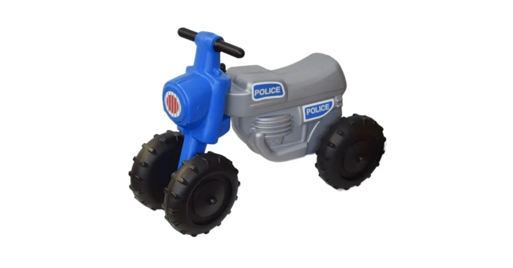 Expressz kézbesítés Lábbal hajtós rendőrségi cross motor 4 kerékkel – D-Toys