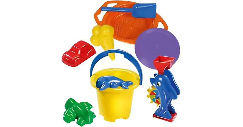 Bestseller Mega homokozószett szortiment 9 db-os – D-Toys