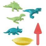 Szezonális akció Dinoszauruszos homokozó szett szitával