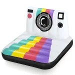 Azonnali szállítás Bestway Szivárványos polaroid fényképezőgép gumimatrac 127×102 cm