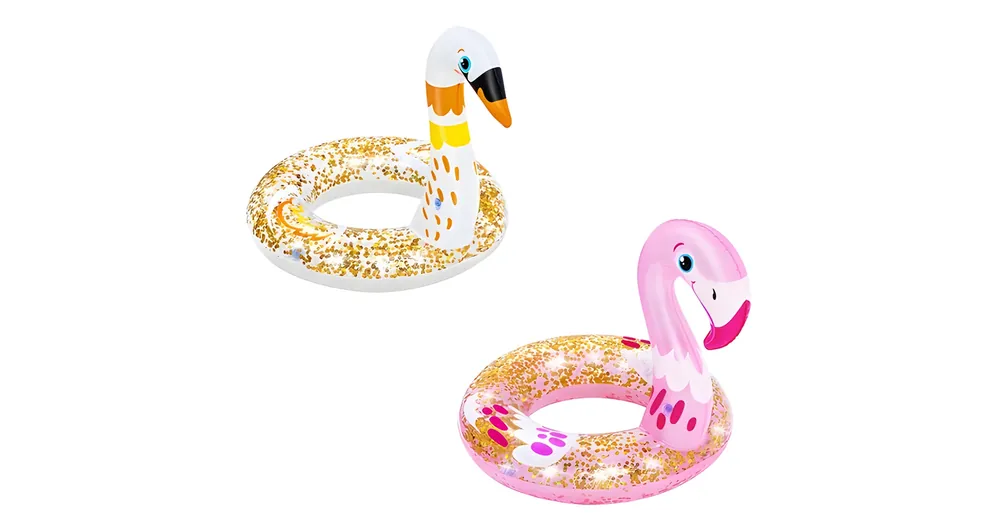 Bestway Hattyú vagy flamingó úszógumi csillámmal 61 cm 1 db Akció