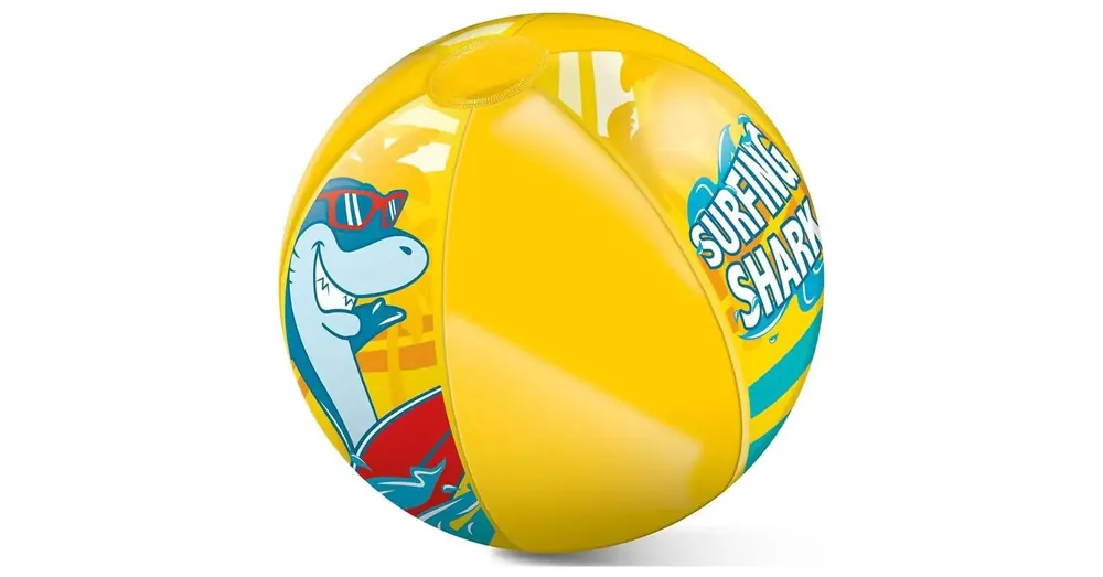 Cápa mintás felfújható strandlabda 50 cm – Mondo Toys Kedvezmény