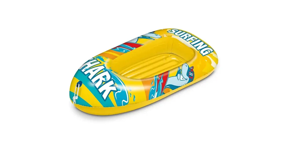 Cápa mintás felfújható csónak 112 cm – Mondo Toys Alacsony ár
