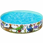Bestway Fill ‘n Fun™ dinoszauruszos merevfalú pancsoló medence Ø 183 × 38 cm Árengedmény