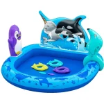 Bestway Polar Pals felfújható játszómedence 134×131×73 cm Kedvezményes ár