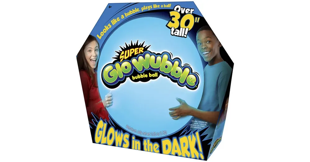 Super Glo Wubble világító buboréklabda kék színben 75 cm Kedvezmény