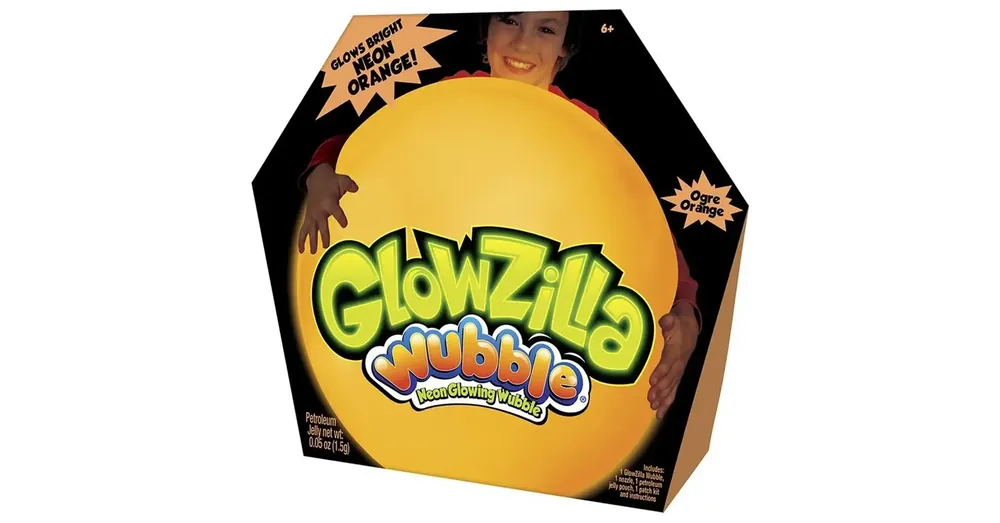 Legjobb ár Glowzilla Wubble világító buboréklabda neon narancssárga színben 75 cm