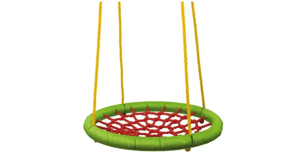 Árengedmény Fészekhinta 83 cm-es piros-zöld