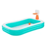 Kedvezmény Bestway Dunk N’ Splash™ medence kosárlabda palánkkal 251×168×102 cm