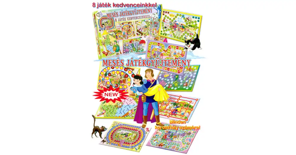Mesés Játékgyűjtemény 8 játék kedvenceinkkel – D-Toys Bestseller