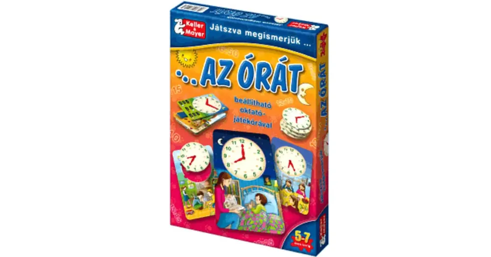 Népszerű Játszva megismerjük az órát társasjáték