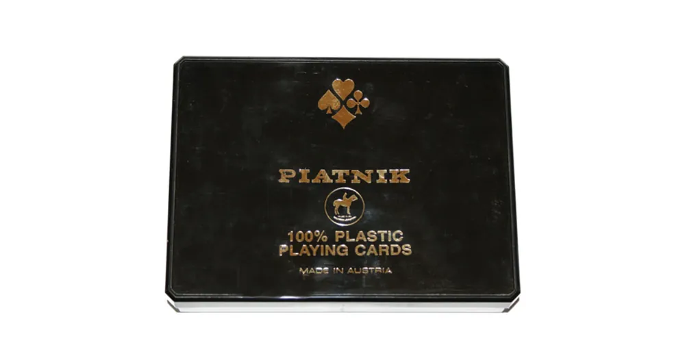 Kiárusítás 100% plasztik römi 2*55 lap – Piatnik