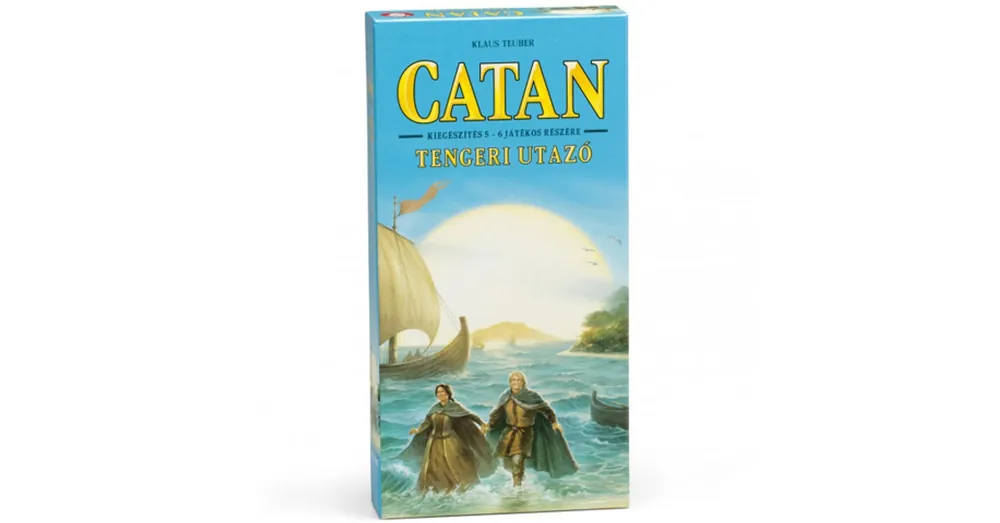 Vedd meg online Catan – Tengeri utazó, kiegészítés 5–6 fő részére társasjáték kiegészítő – Piatnik