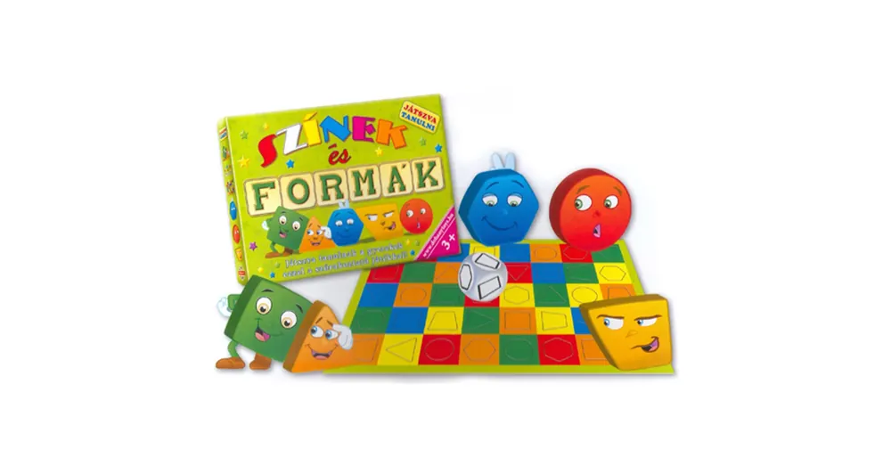 Legkelendőbb Színek és formák készségfejlesztő társasjáték – D-Toys